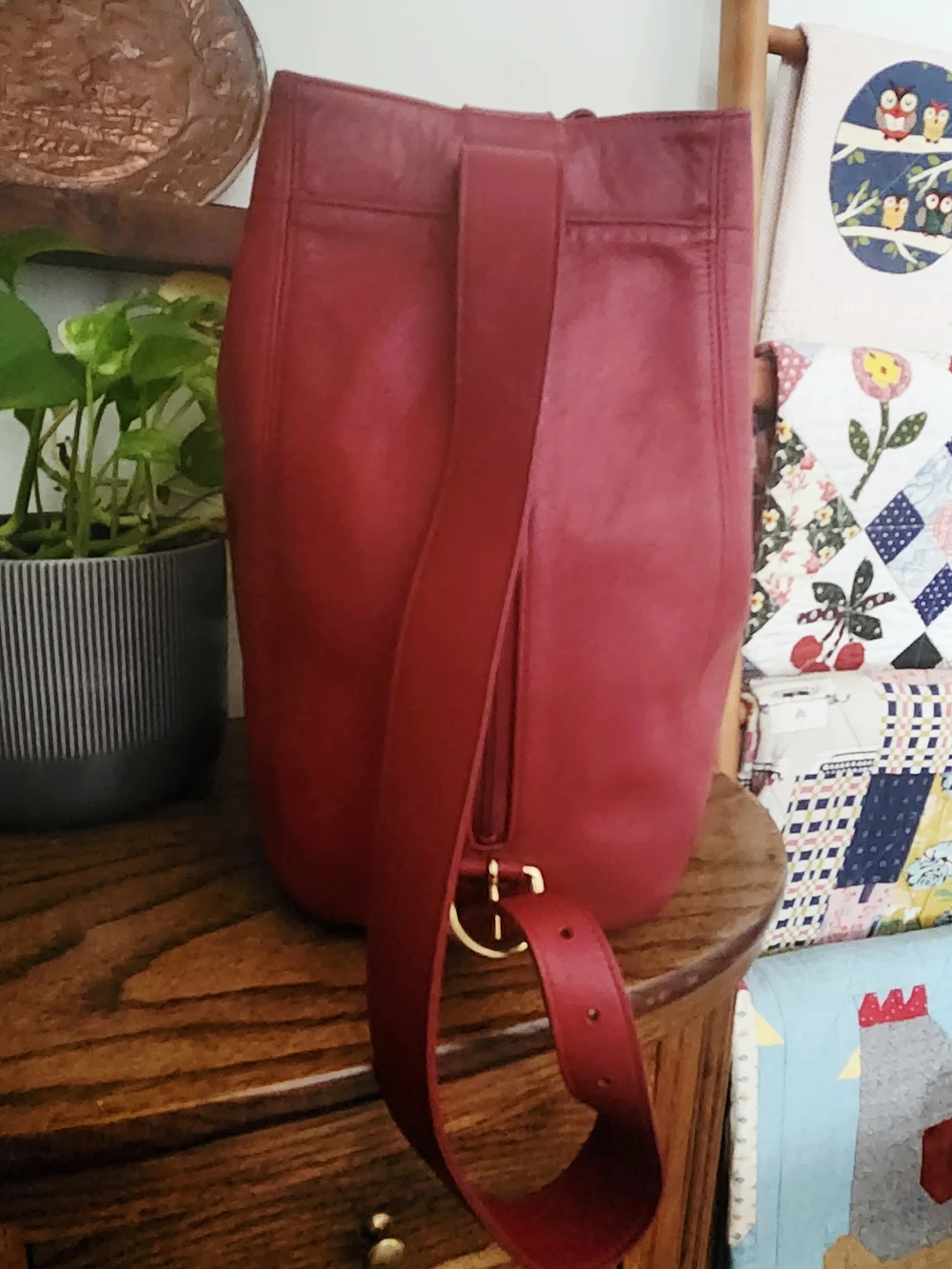 🍒 VINTAGE COACH SOHO SLING BUCKET BAG - Picture 3 of 8